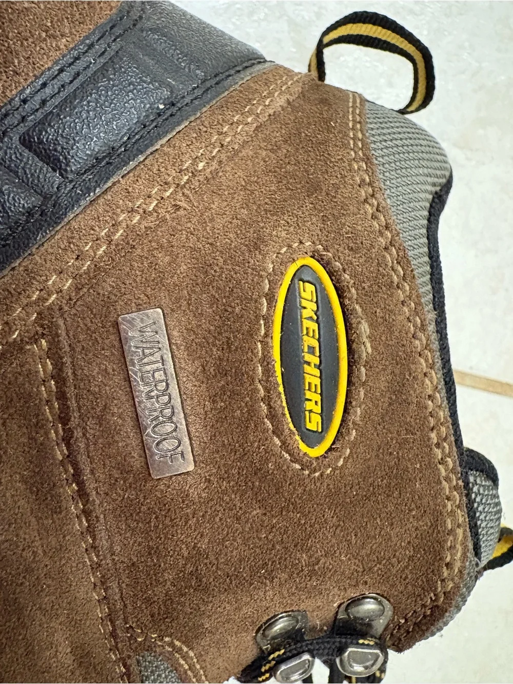 Skechers Men's Brown Suede Hiking Boots Size 11